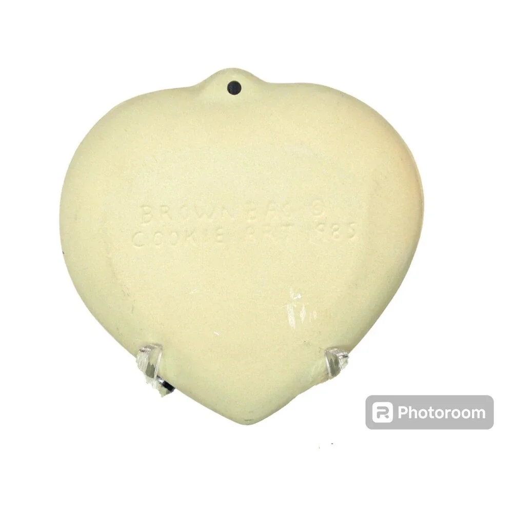 Brown Bag Cookie Mold Wedding Heart Doves Ribbons 1985 Wedding Shower 6